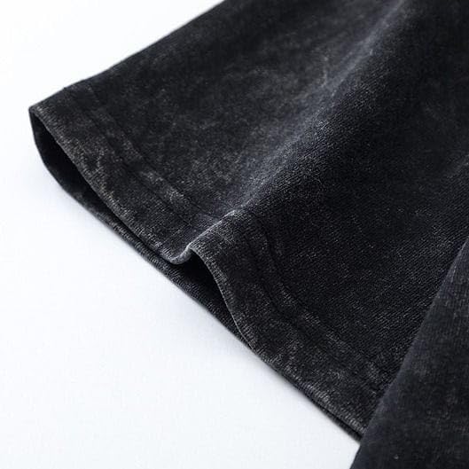 Acid Wash Oversized Drop-Shoulder T-Shirt | 240 GSM Premium French Terry Cotton | Streetwear Fit