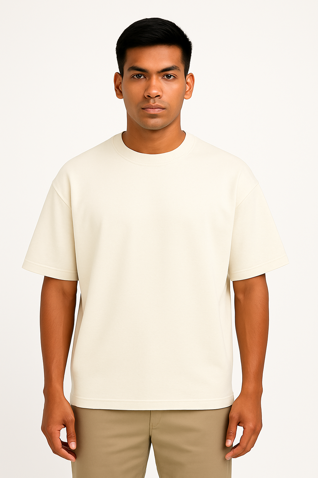 Oversized 210 GSM Terry Cotton T-Shirt | Heavyweight Streetwear Tee