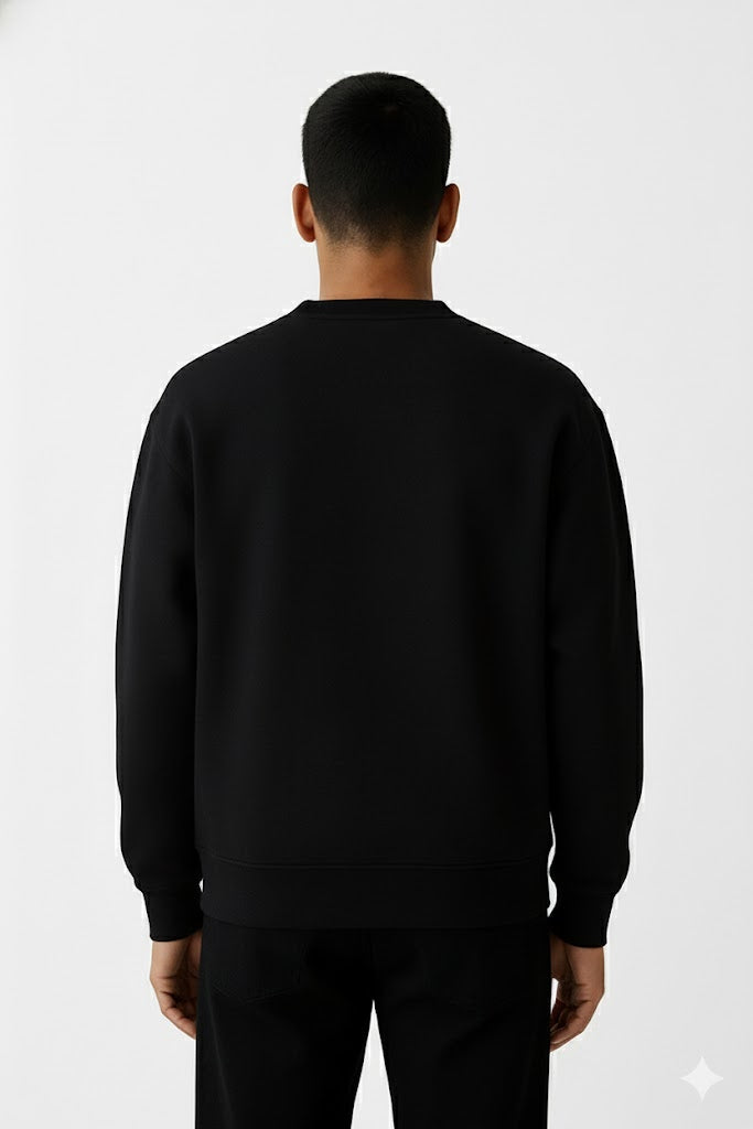Premium Regular Fit Sweatshirt – 320 GSM Heavyweight Cotton | Unisex