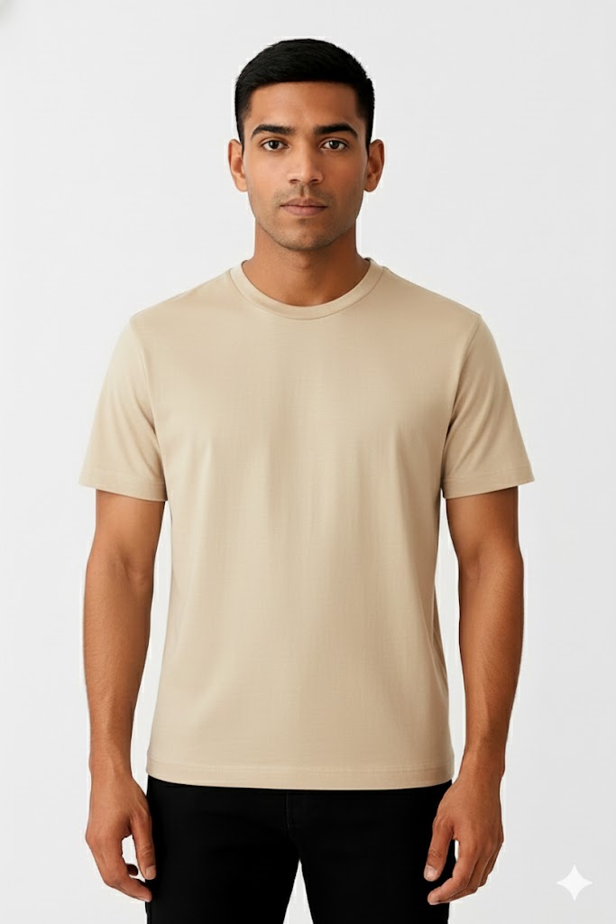 Men’s Premium Regular Fit Cotton T-Shirt | 180 GSM | Everyday Essential