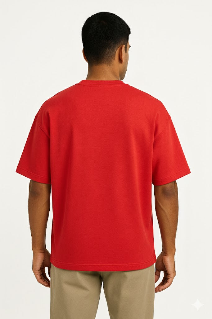 Oversized 210 GSM Terry Cotton T-Shirt | Heavyweight Streetwear Tee