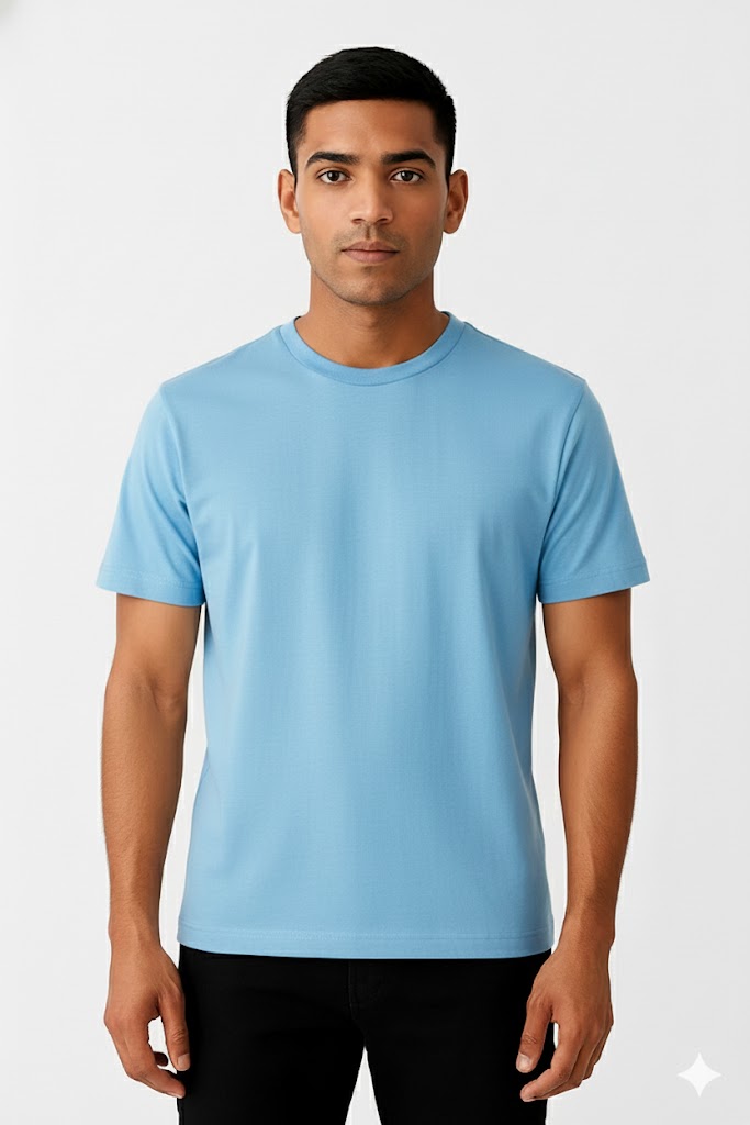 Men’s Premium Regular Fit Cotton T-Shirt | 180 GSM | Everyday Essential
