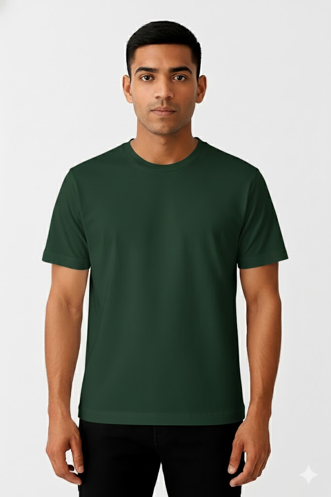 Men’s Premium Regular Fit Cotton T-Shirt | 180 GSM | Everyday Essential