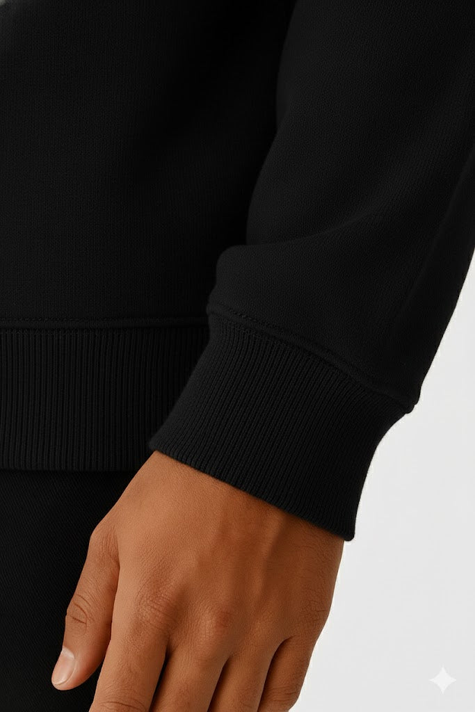 Premium Regular Fit Sweatshirt – 320 GSM Heavyweight Cotton | Unisex